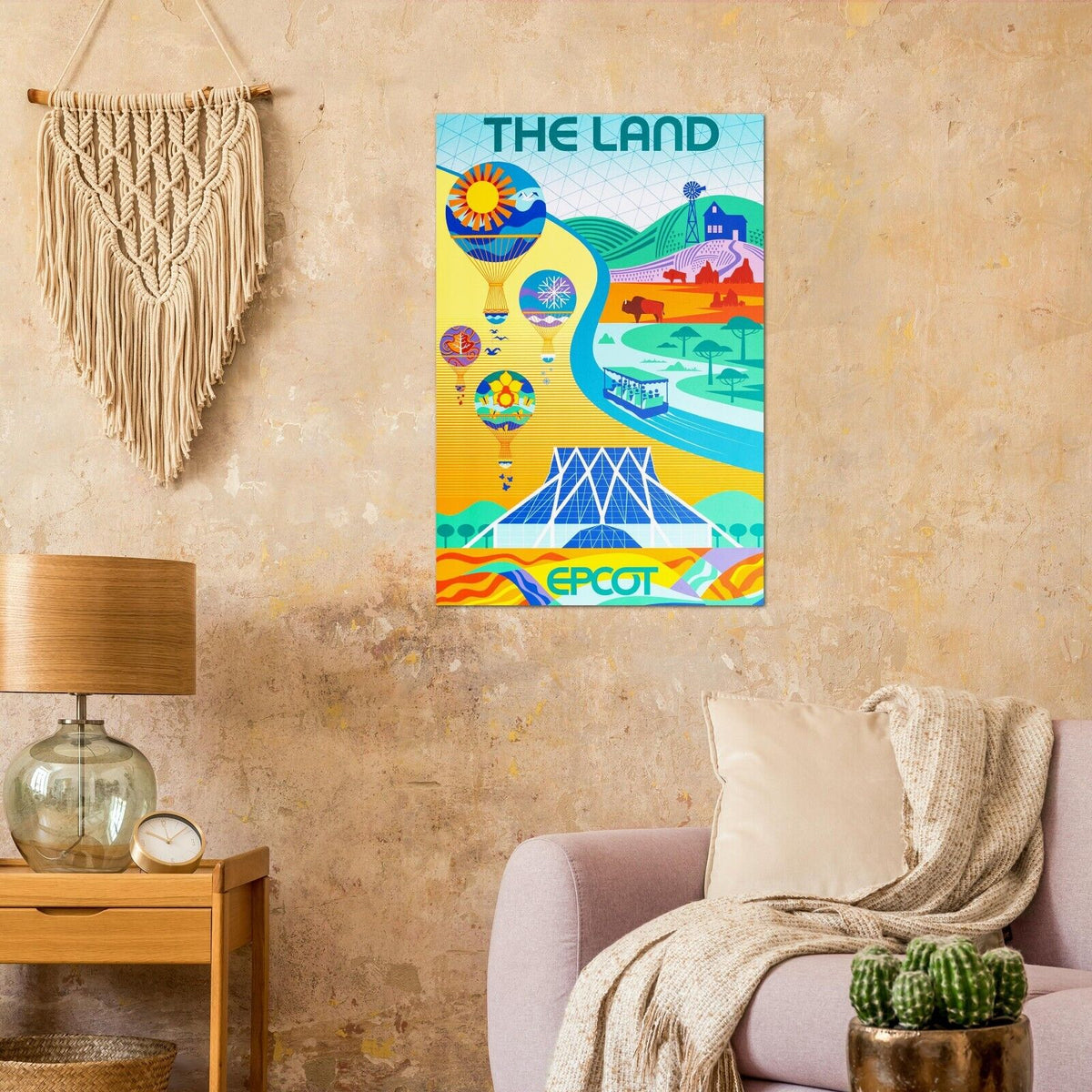 Disney Epcot Center Attraction Poster - The Land - Disney World D23