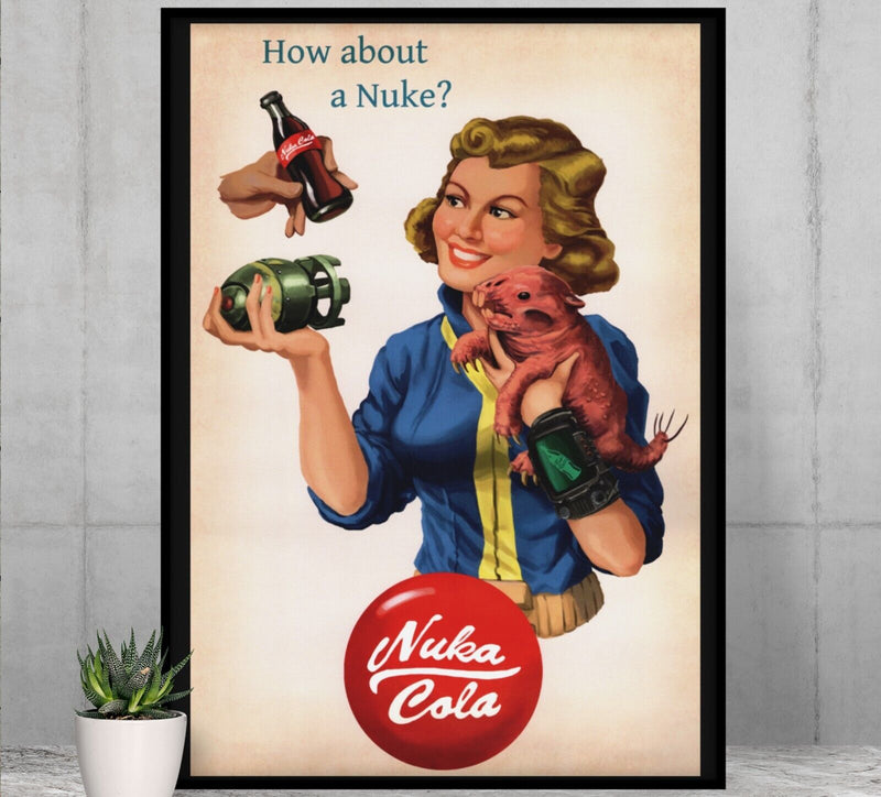 Fallout Poster How About a Nuke Nuka Cola Video Game Poster Gaming Fallout