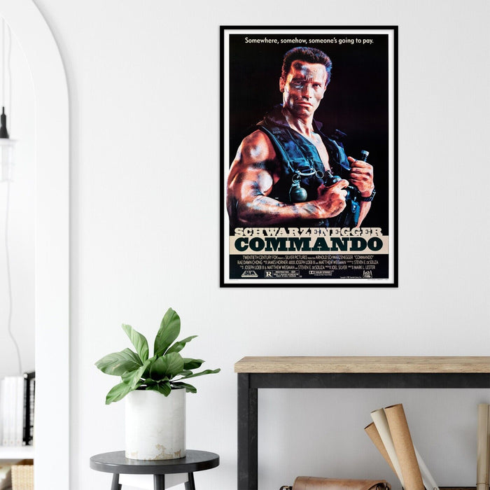 Commando - Movie Poster - Arnold Schwarzenegger - US Version