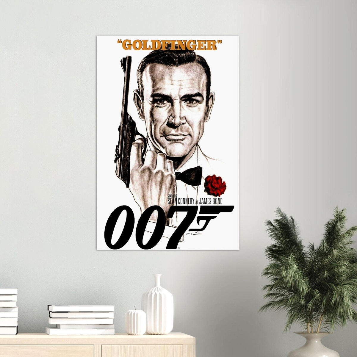 Goldfinger- James Bond 007 Movie Poster - Sean Connery - US Version