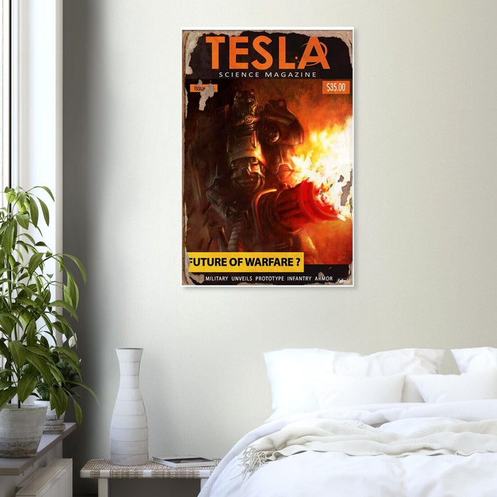 Tesla Science Journal - Future of Warfare - Fallout 4 Poster