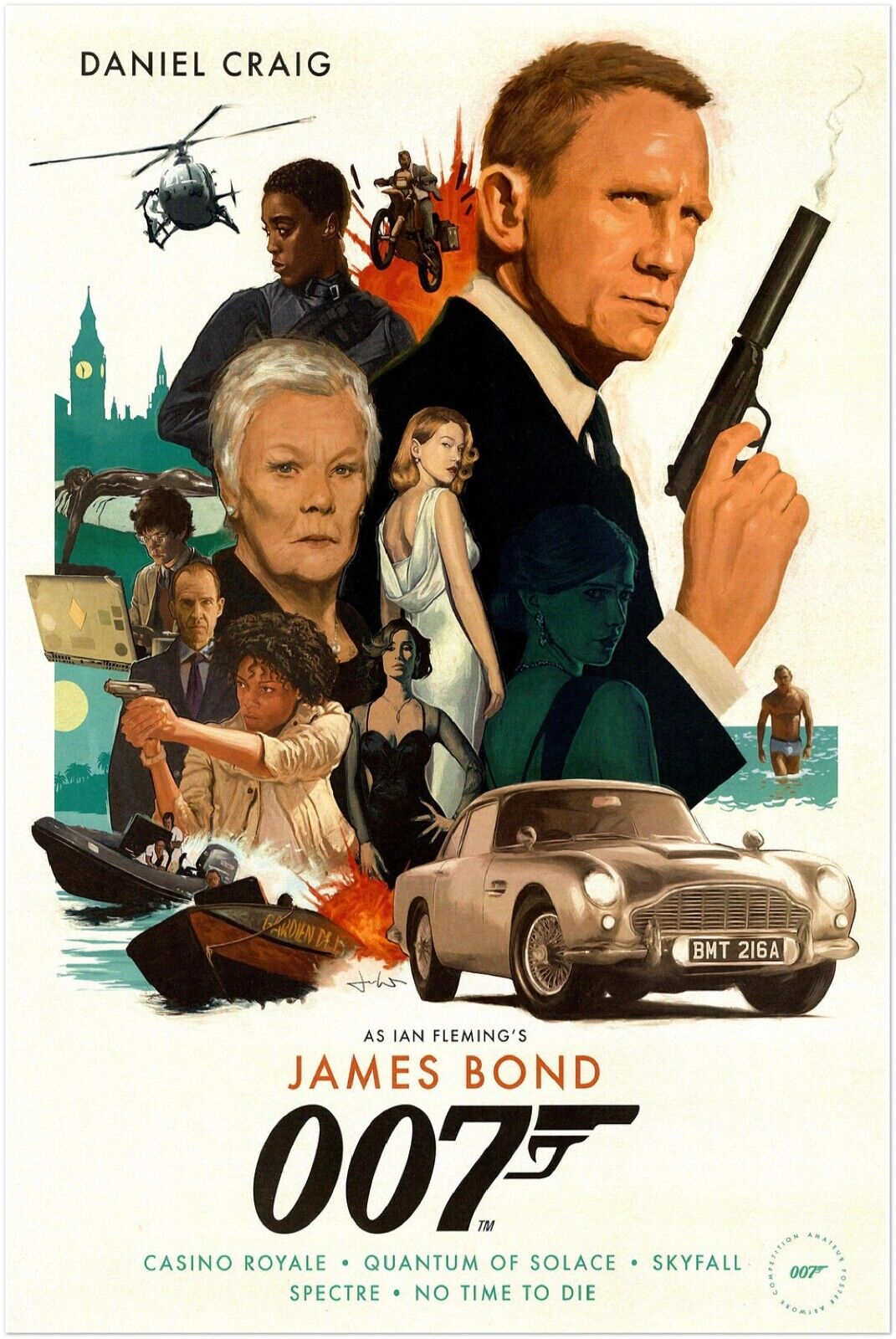 James Bond 007 Poster - Daniel Craig Era #2