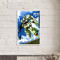 Heavy-Gun RGM-109 - Gundam Mechanical Poster - Japanese Anime Poster