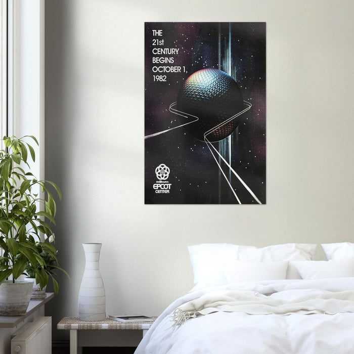 Disney Epcot Center Attraction Poster - Epcot Center Opening 1982 - Vintage
