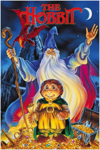 The Hobbit - Lord of the Rings Animated Movie Poster - 1977