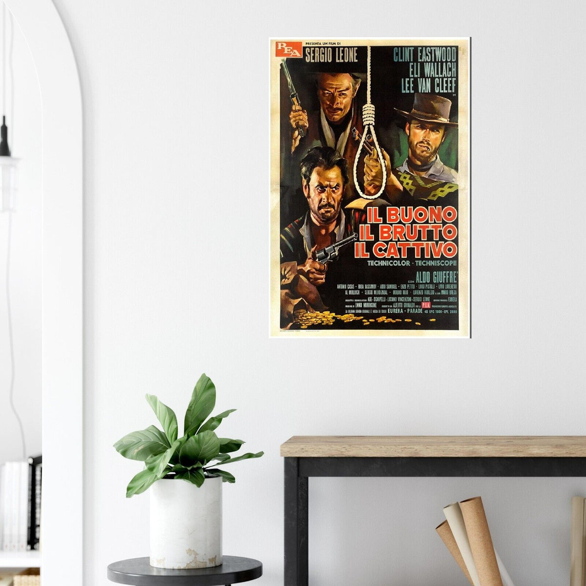 Good The Bad and The Ugly - Italian Version #3 - Clint Eastwood - Movie Poster