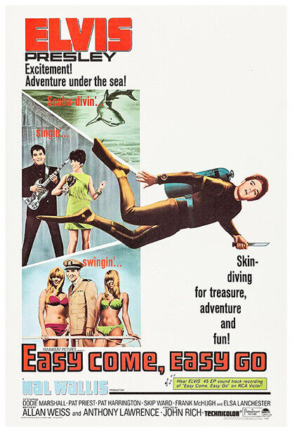 Easy Come Easy Go - 1967 - Movie Poster - US Version