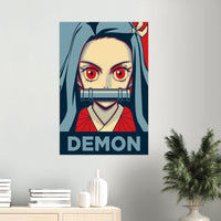 Demon Slayer Nezuko Kamado Anime Poster Wall Manga Print