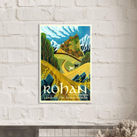 Rohan - Horse Lords  - Lord of the Rings Poster- The Hobbit