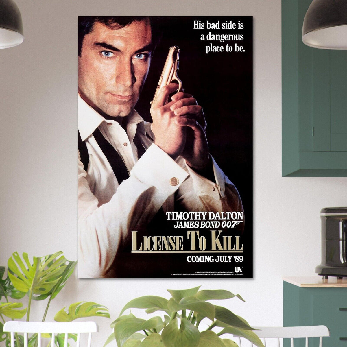 License to Kill - James Bond 007 Movie Poster - Timothy Dalton - Teaser