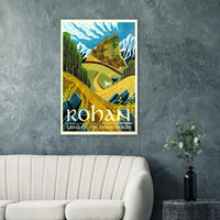 Rohan - Horse Lords  - Lord of the Rings Poster- The Hobbit