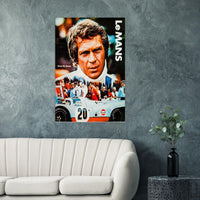 Steve McQueen - Movie Poster - The Man and Le Mans - US Version #3