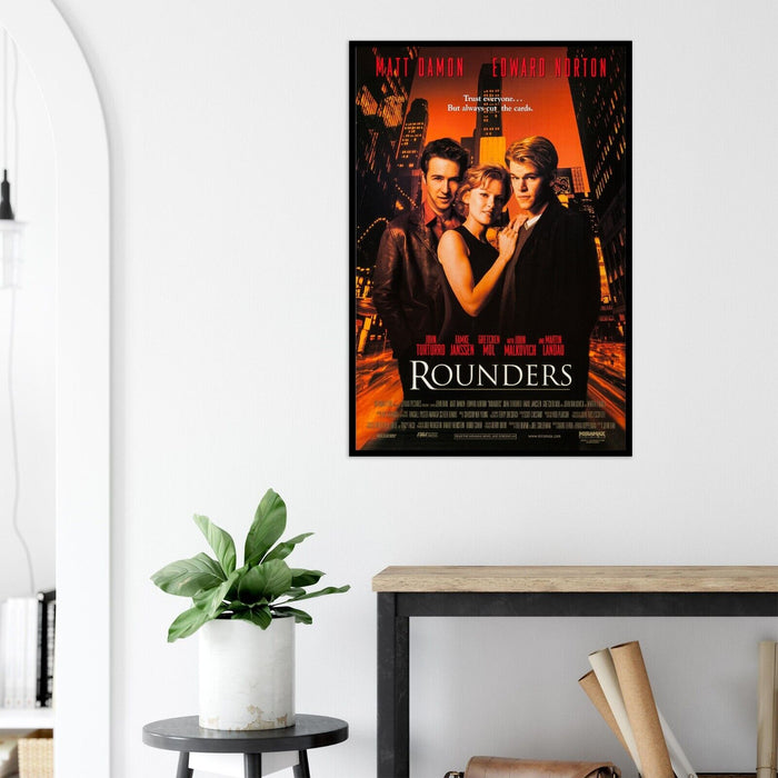 Rounders - Matt Damon - Ed Norton - US Release Version - Movie Poster