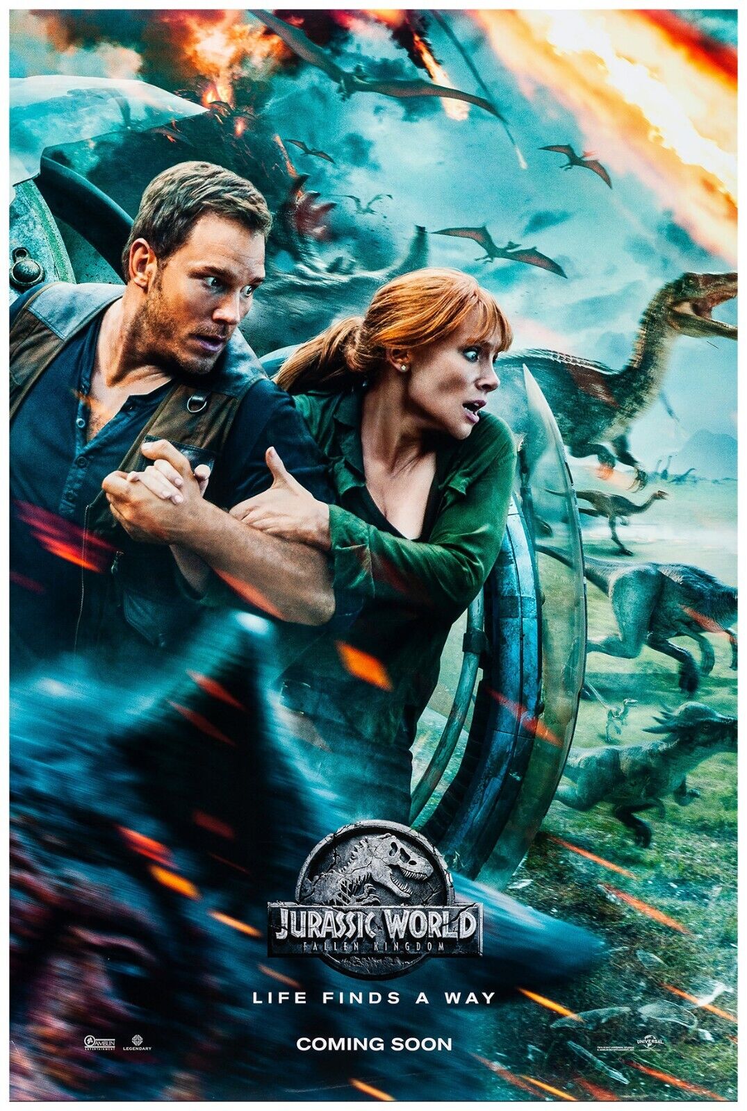 Jurassic World - Fallen Kingdom - 2018 - Movie Poster - US Release - Teaser #3