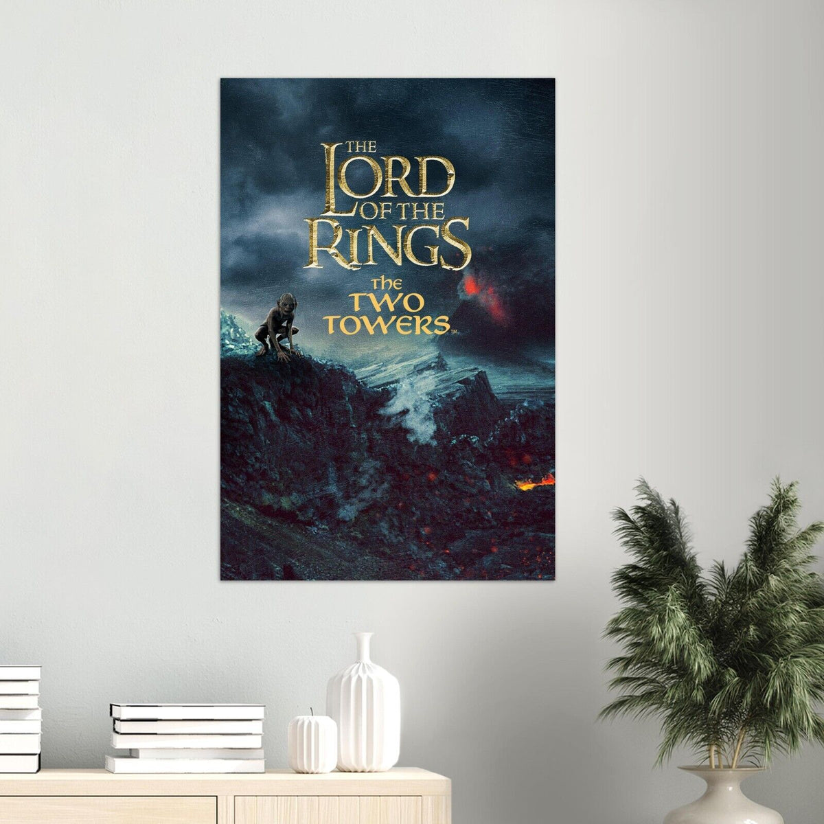 The Two Towers - Lord of the Rings Movie Poster - Alternate #1