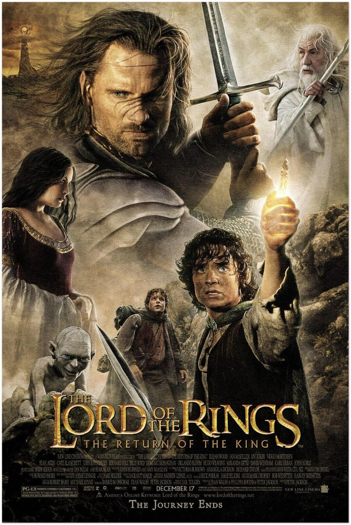 Return of the King - Lord of the Rings Movie Poster - US Version Teaser #3