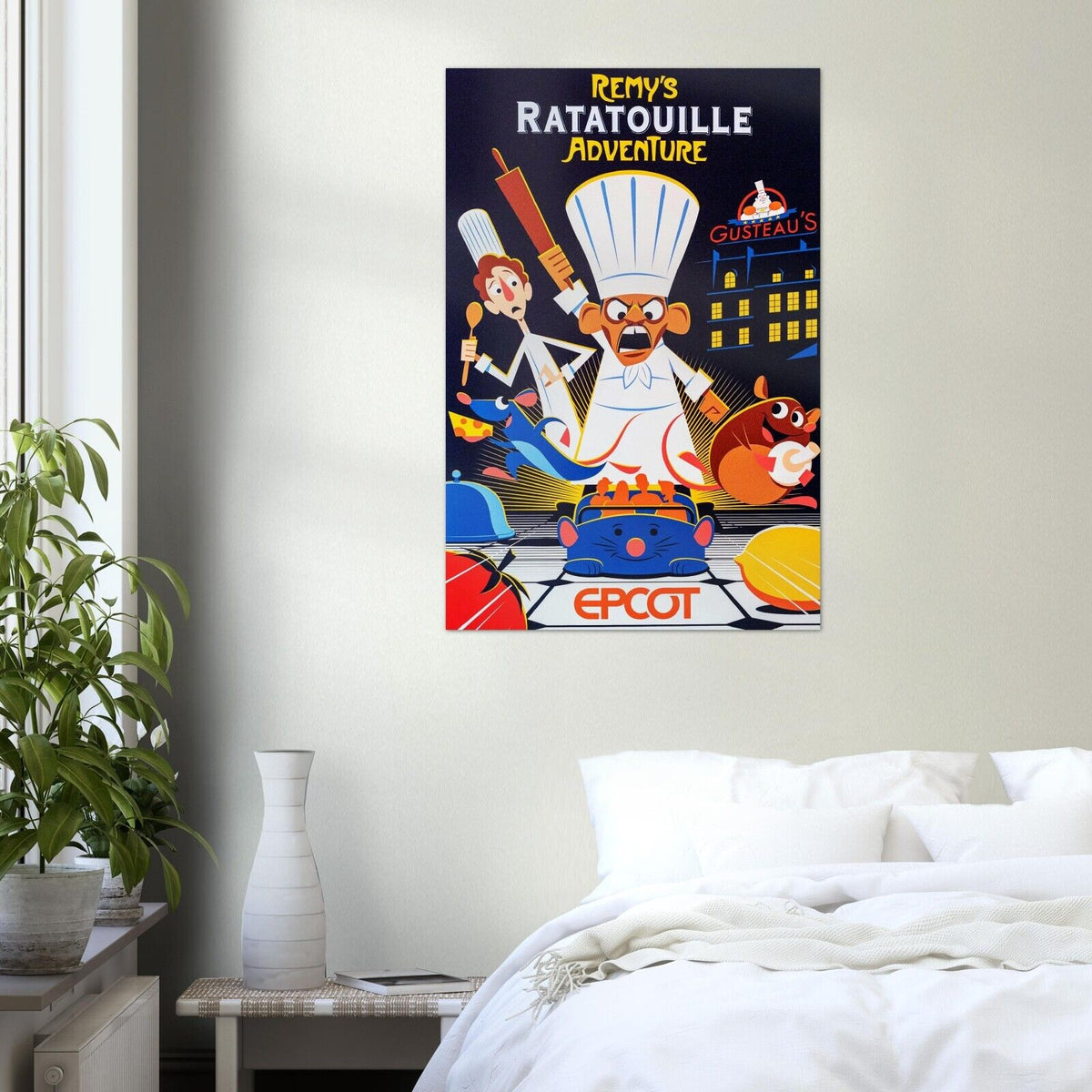 Disney Epcot Center Attraction Poster - Remy's Ratatouille Adventure