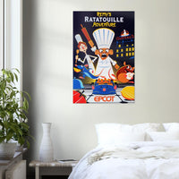 Disney Epcot Center Attraction Poster - Remy's Ratatouille Adventure