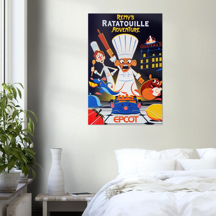 Disney Epcot Center Attraction Poster - Remy's Ratatouille Adventure