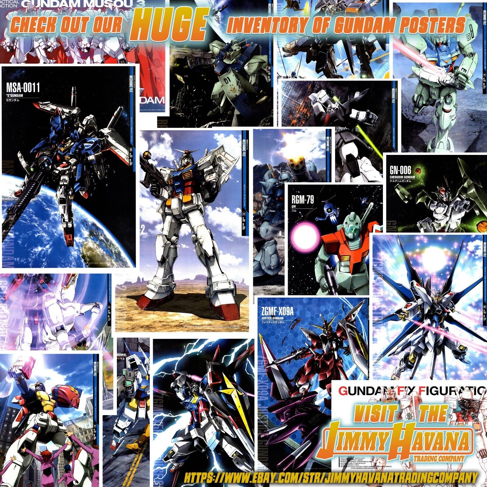 Gundam Age 1 - Gundam Mechanical Poster - Japanese Anime Poster