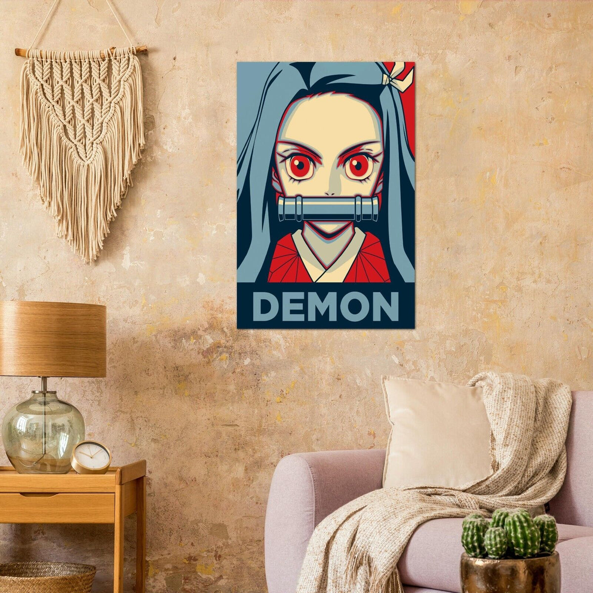 Demon Slayer Nezuko Kamado Anime Poster Wall Manga Print