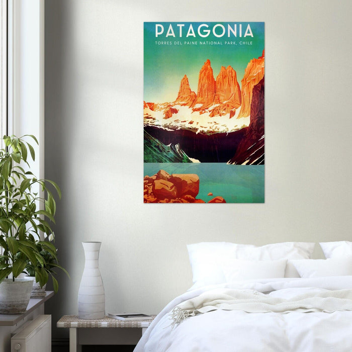 Patagonia - Chile - Vintage Travel Poster