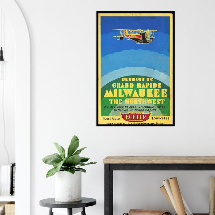 Kohler Aviation Corporation -  The Northwest - 1931 - Vintage Travel Poster