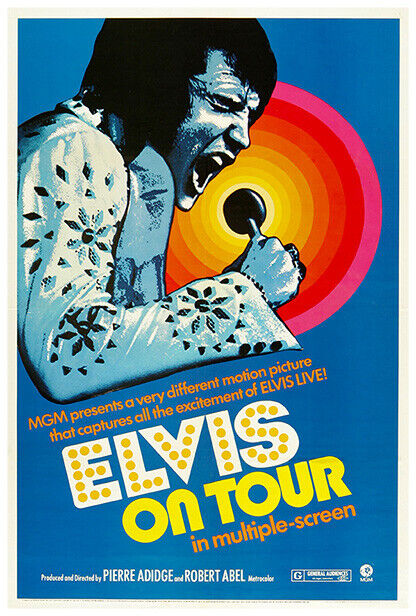 Elvis on Tour - 1972 - Movie Poster - US Release #2