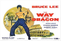 Way of the Dragon - Bruce Lee Movie Poster - US Release Version #2